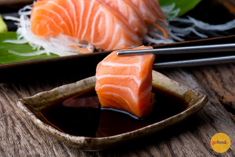 Sashimi cá hồi tươi rói, chuẩn Nhật từ cá hồi Nauy