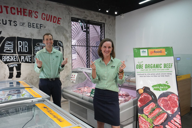 Đại diện của Obe Organic ghé thăm cửa hàng Gofood
