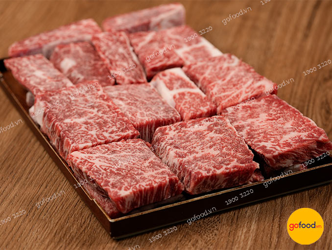Combo Tokyo gồm các phần thịt bò hảo hạng