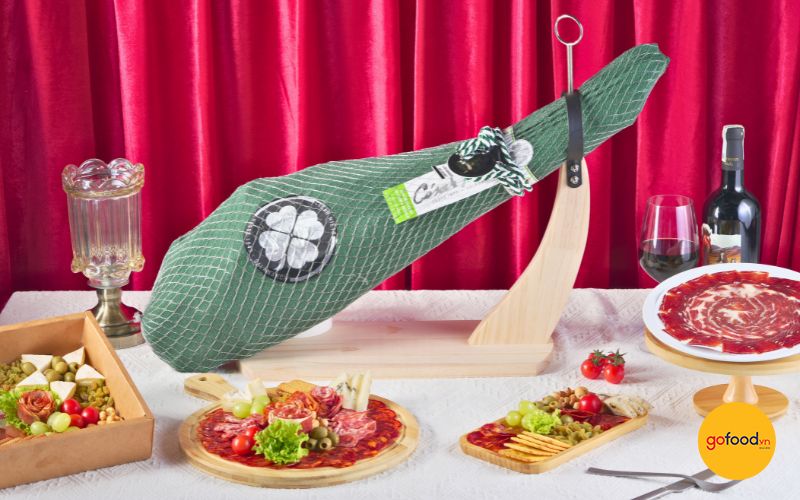 đùi heo muối Iberico Cebo Campo Ham 50% Iberian Breed