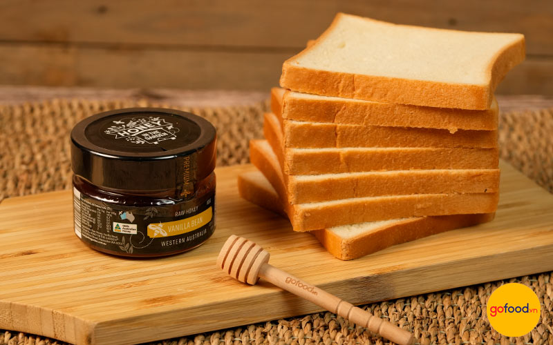 Mật ong Vanilla Bean dùng để ăn kèm bánh mì, làm sốt...