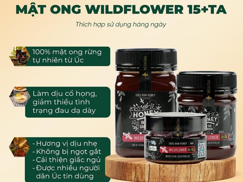 Mật Ong Wildflower 15+ TA