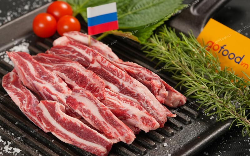 Sườn nướng BBQ Nga béo ngậy