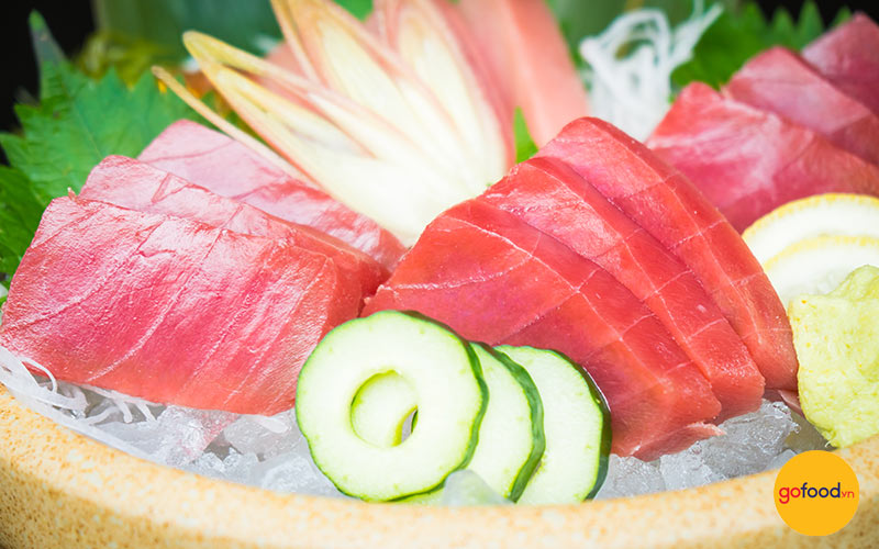 Sashimi cá ngừ cung cấp nhiều dinh dưỡng