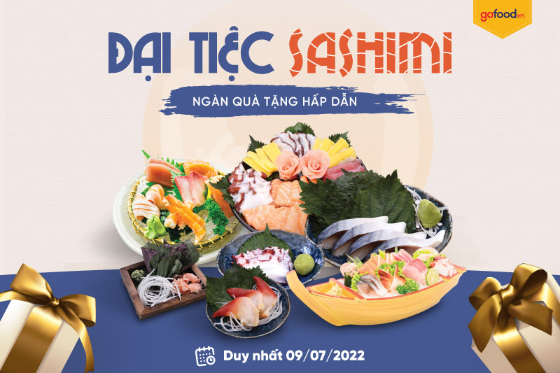 Đại tiệc Sashimi diễn ra với rất nhiều phần quà hấp dẫn