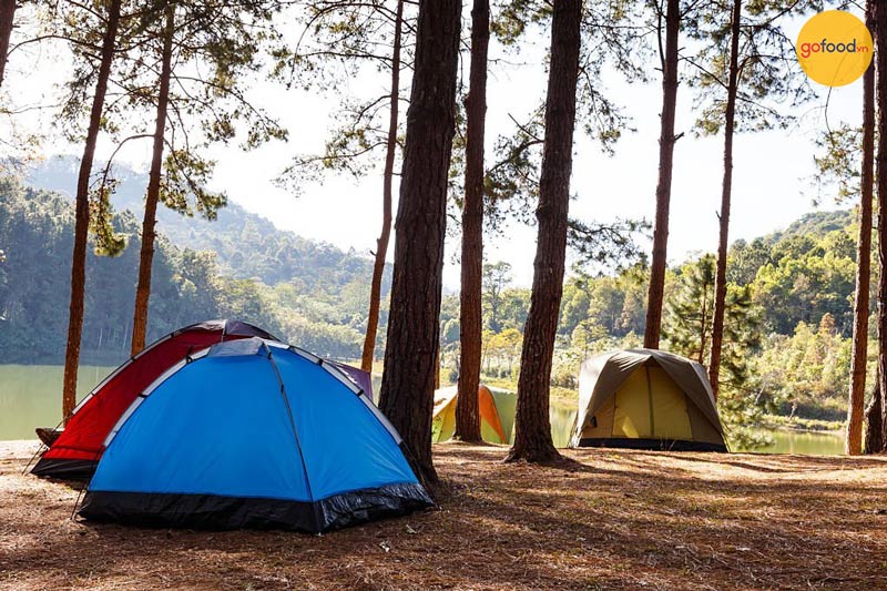 Một chiếc lều chắc chắn sẽ bảo vệ bạn trong chuyến camping