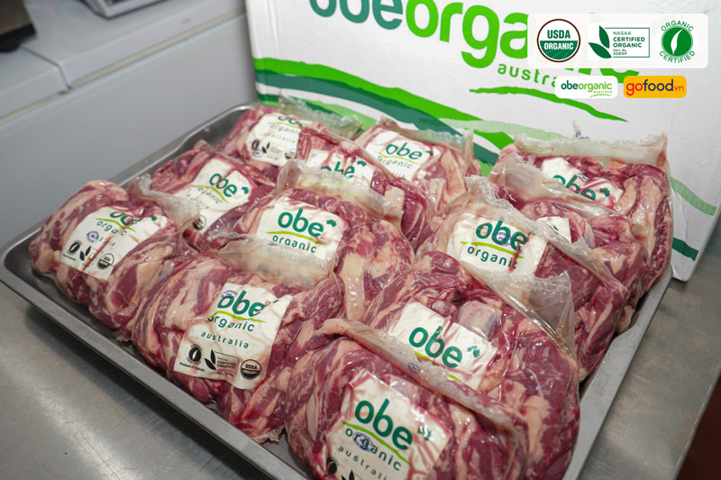 Mua thịt bò hữu cơ Obe chính hãng tại Gofood