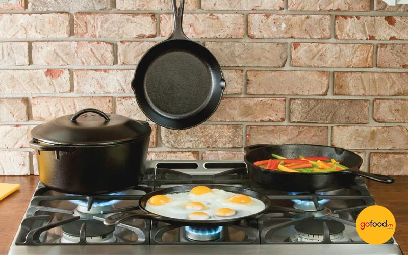 Nồi gang nấu được đa dạng món ăn