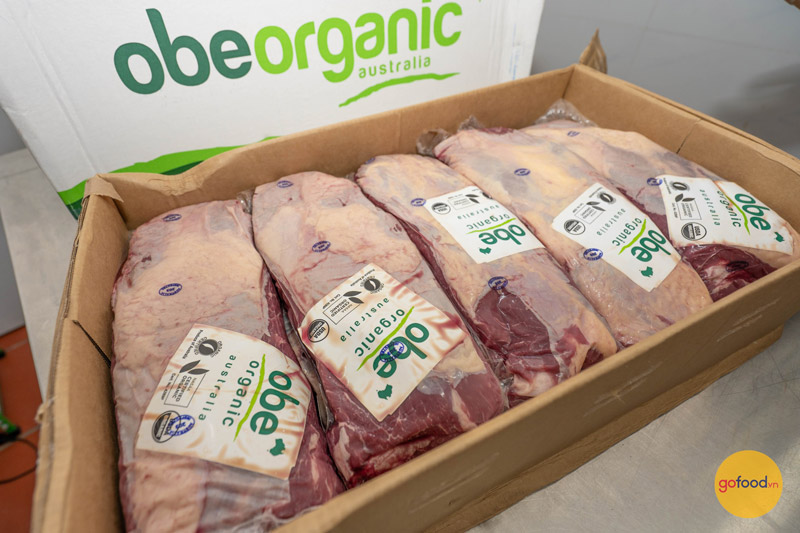 Bò Úc tươi Obe Organic nguyên tảng lớn