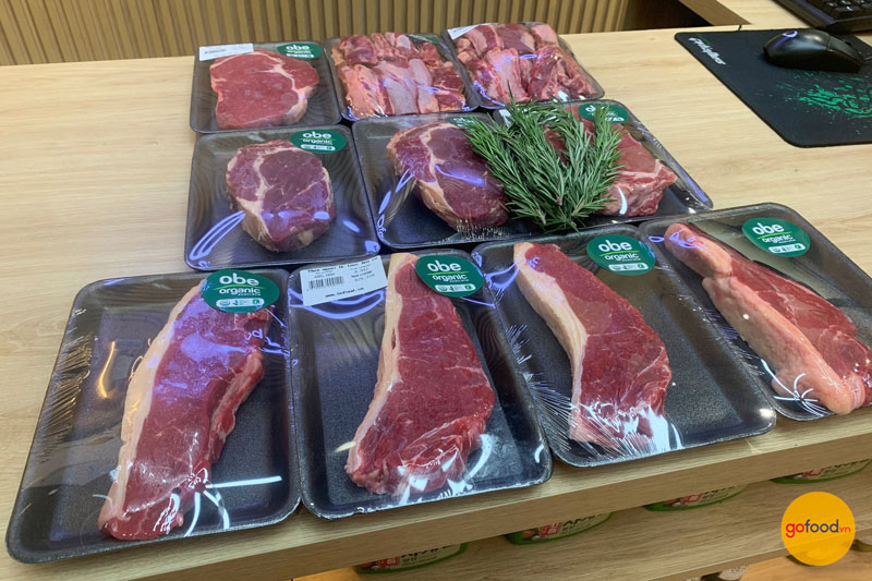 Đơn hàng thịt bò Úc hữu cơ Obe