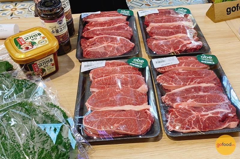 Đơn hàng thịt bò Úc hữu cơ Obe cho món nướng