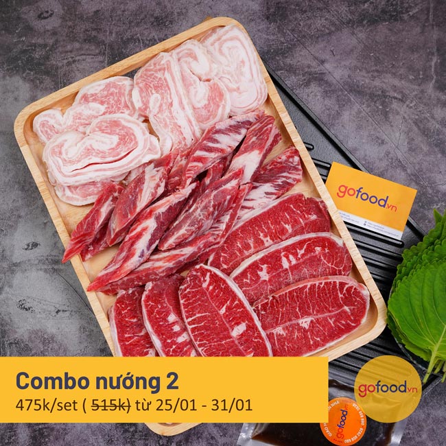 Box nướng 2 cho tiệc nướng ngay tại nhà dịp Tết Tân Sửu 2021