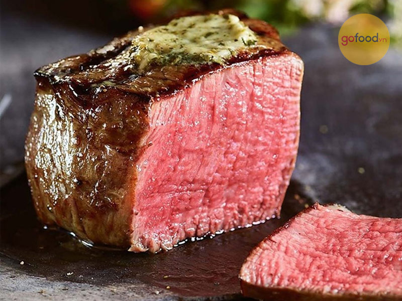 Phần thịt thăn nội sẽ cho món Steak hoàn hảo