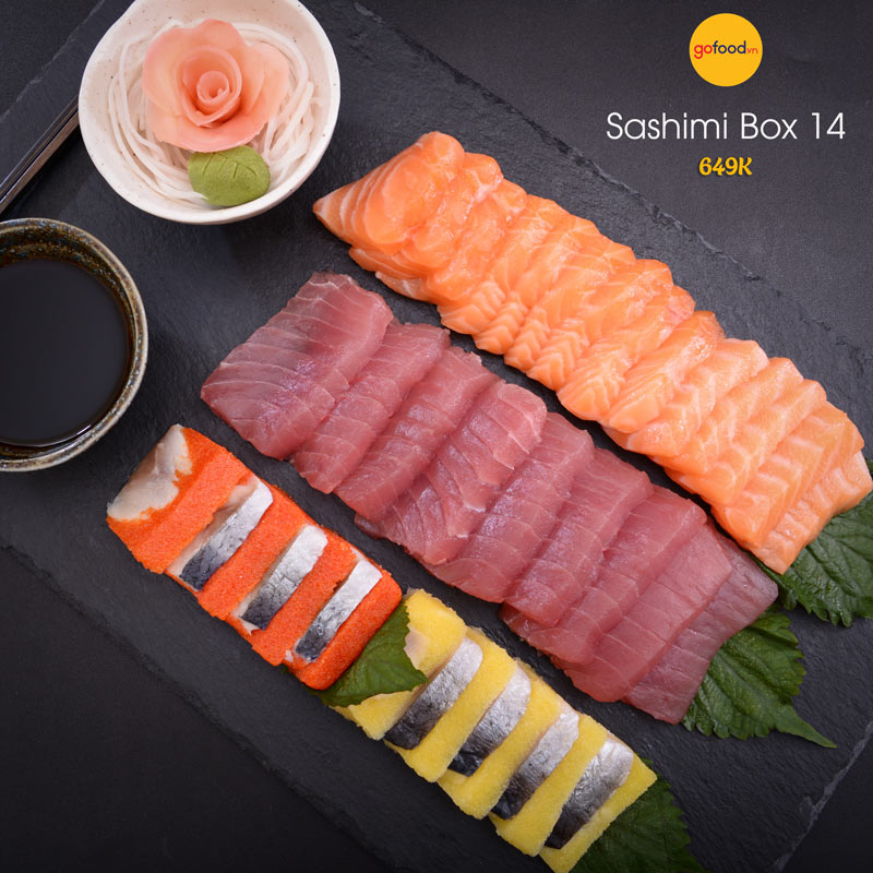 Set sashimi box 14