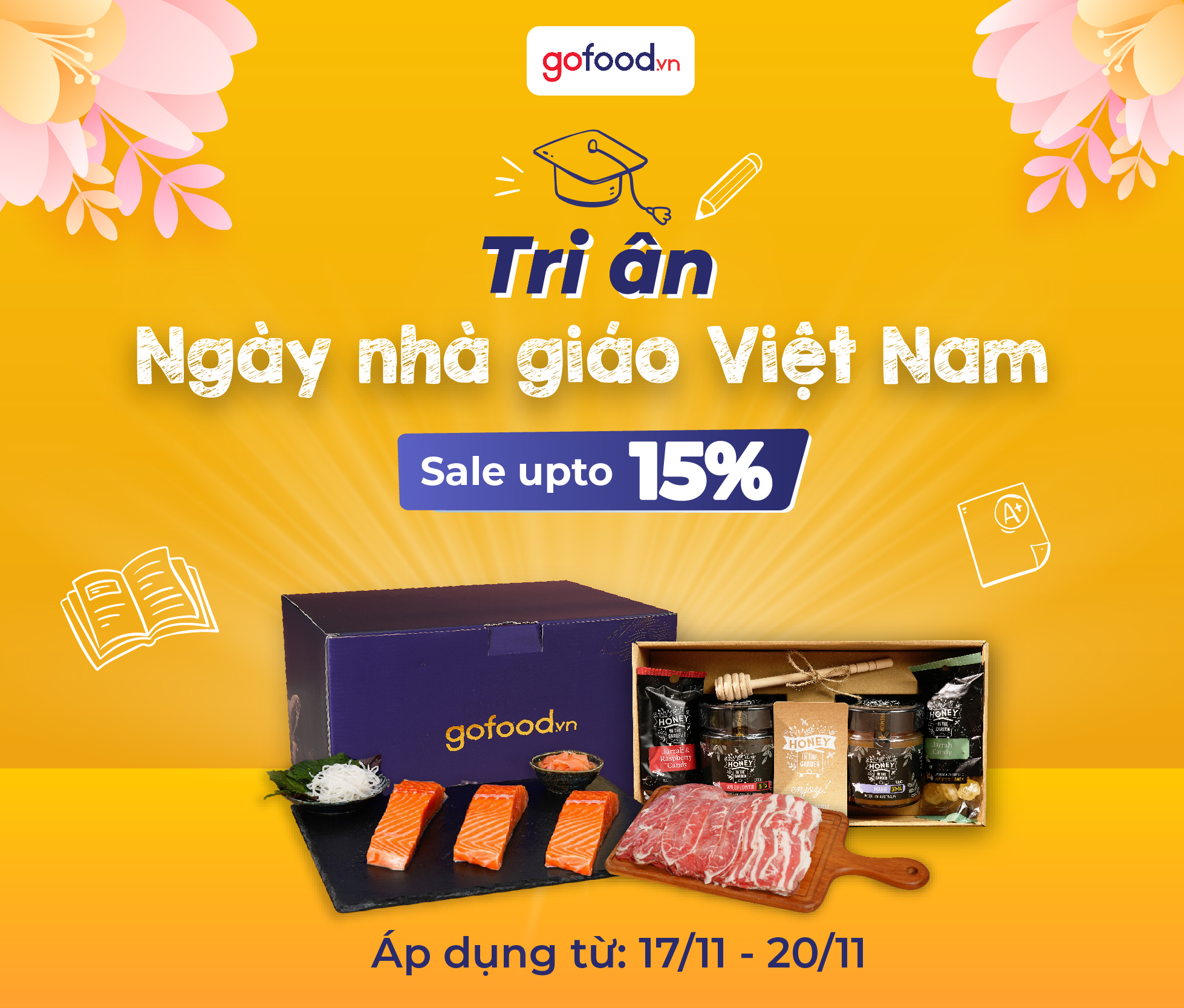 Tri ân Ngày Nhà giáo Việt Nam - Sale up to 15%