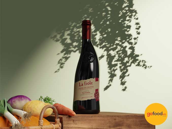 Rượu vang La Fiole Côtes Du Rhone Rouge Père Anselme - Pháp