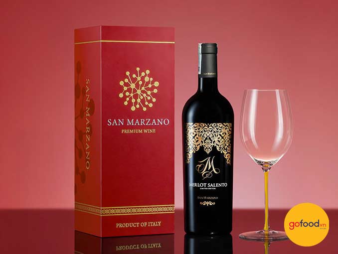 Rượu vang M Merlot - Ý
