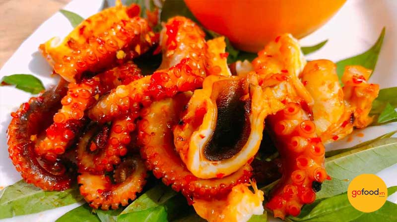 Bạch tuộc sốt sa tế cay đậm vị 