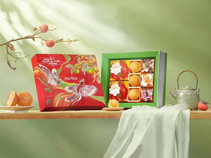 Bánh Trung Thu Đại Phát - Lễ hộp hảo hạng 208 