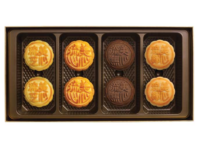 Bánh trung thu Lưu Tâm Tứ Thức MX Lava Quartet Mooncake 360g