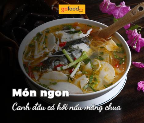 Cách làm canh đầu cá hồi nấu măng chua thơm ngon, đậm vị 