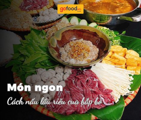 Cách nấu lẩu riêu cua bắp bò đậm hương, chuẩn vị nhà hàng