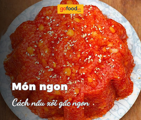 3 cách nấu xôi gấc ngon, dẻo, đỏ đẹp mắt