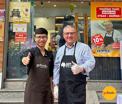 Cập nhật: Chương trình ăn thử bò Úc nướng/steak tại Gofood Trung Kính