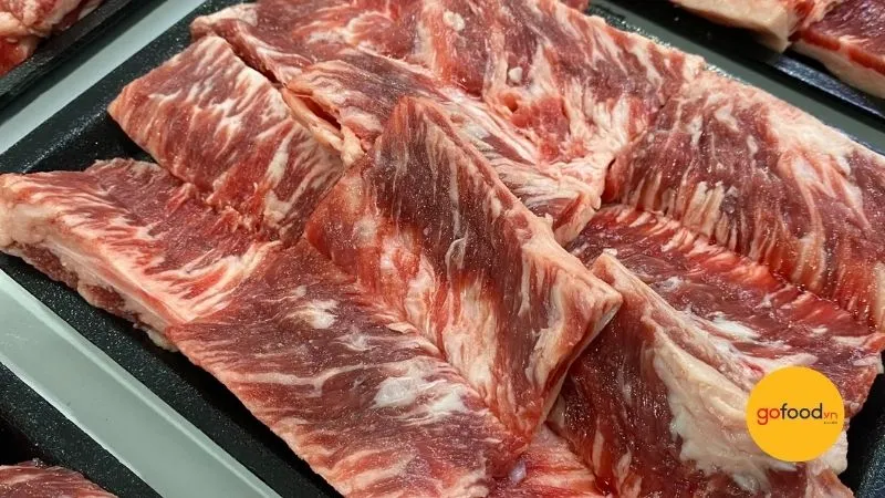 Dẻ sườn b&ograve; Mỹ mềm mọng