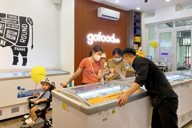 Gofood An Phú có dịch vụ tiện lợi cho khách hàng