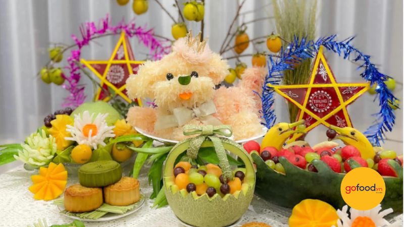 M&acirc;m cỗ tr&ocirc;ng trăng ngo&agrave;i trời cho gia đ&igrave;nh v&agrave; trẻ nhỏ 
