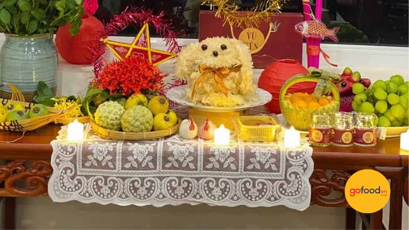 M&acirc;m cỗ trung thu cho gia đ&igrave;nh 