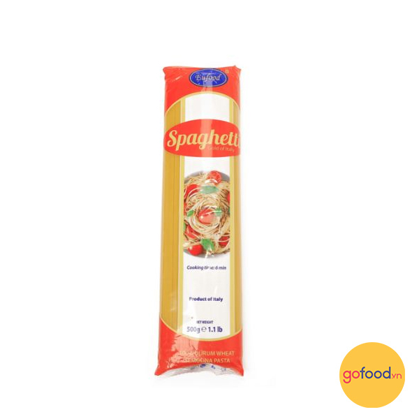 Mỳ Spaghetti Eufood Đỏ 500g