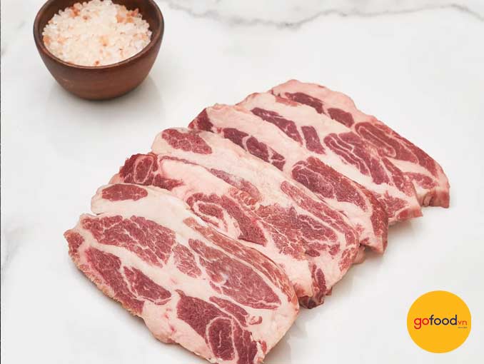 Nạc cổ heo Iberico - Iberico pork collar 