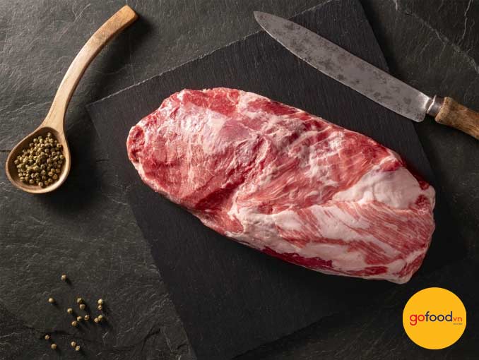 Nạc cổ heo Iberico - Iberico pork collar 
