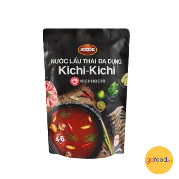 Nước lẩu thái đa dụng Kichi Kichi 1lít/gói