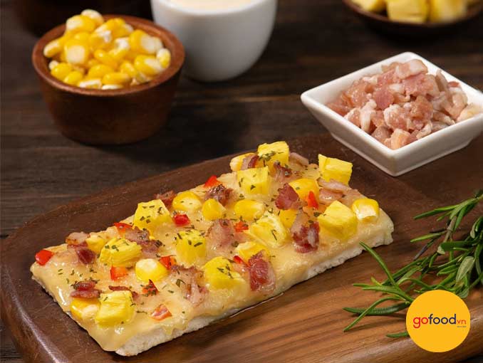 Bánh Pizza dứa dăm bông Hawaiian (90g)