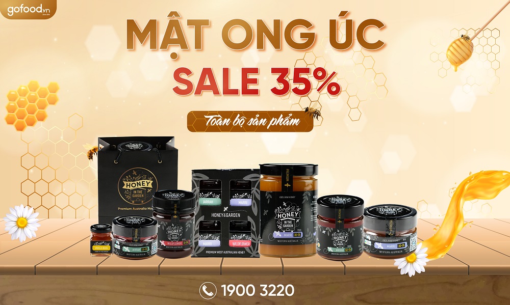 Giảm giá mật ong Úc