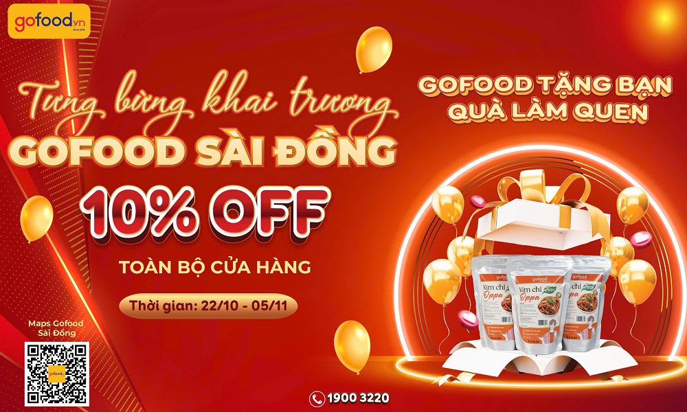 Khai trương Gofood Sài Đồng