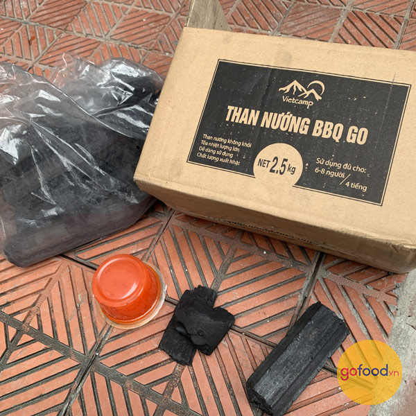 Than nướng BBQ Vietcamp 