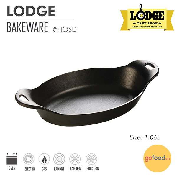 Khay nướng Lodge Oval 20x13 cm