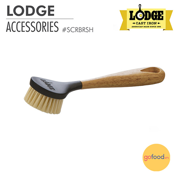 Bàn chải cọ nồi Lodge - Scrubber Brush 25.4 cm