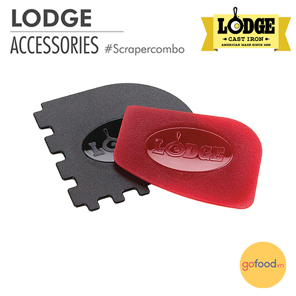 Bộ vệ sinh chảo gang Lodge - Lodge Polycarbonate Pan Scraper
