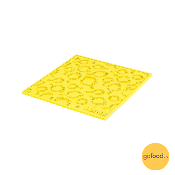 Lót nồi hoa văn chảo in nổi Lodge - Màu vàng