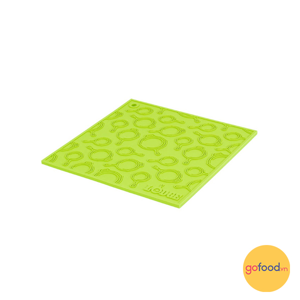 Lót nồi hoa văn chảo in nổi Lodge - Màu xanh lá