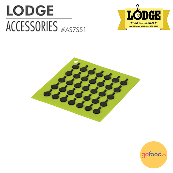 Miếng nhắc nồi silicon Lodge màu Xanh