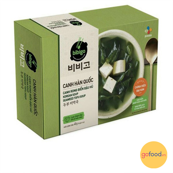 Canh tương rong biển đậu hũ