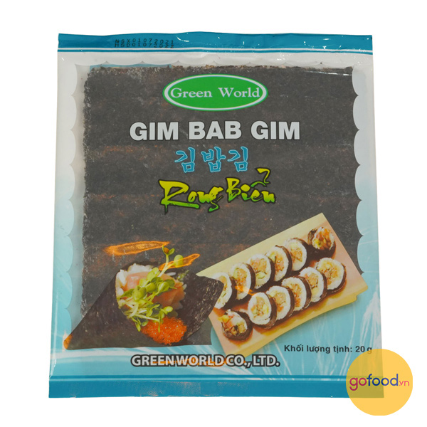 Rong biển Gimbab Green World 20 gr