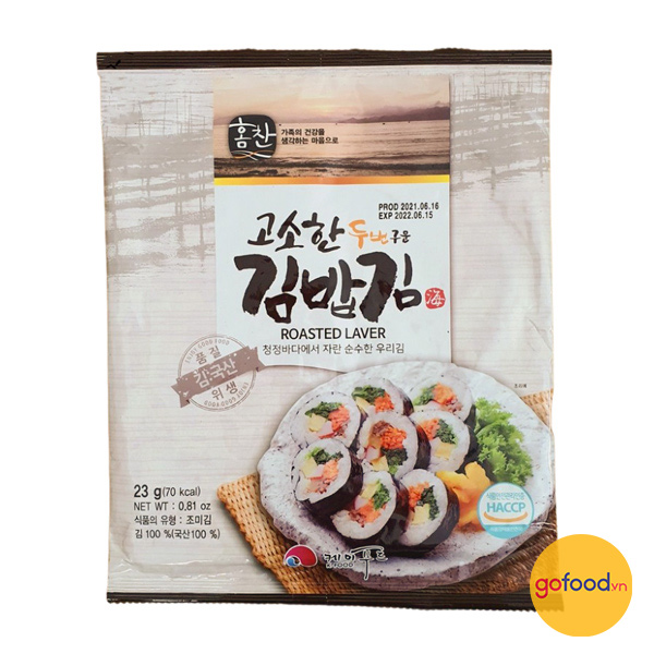 Lá Kimbap Hàn Quốc 23g