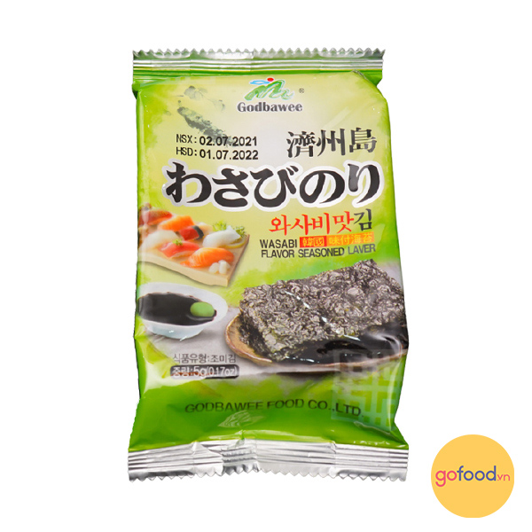 Rong biển Godbawee vị Wasabi